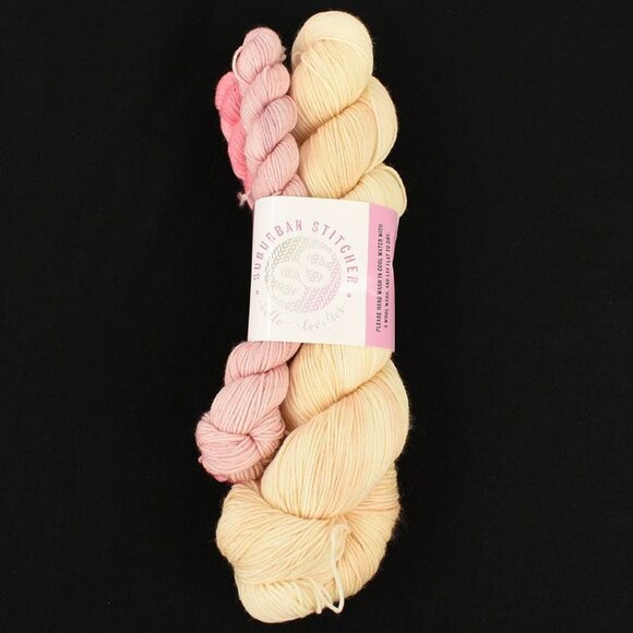 Suburban Stitcher Other - Suburban Stitcher Sock Set Superwash Merino Wool Nylon Champagne Paloma Rose